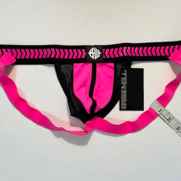 BREEDWELL Size X-Large Daycralwer Athletic Supporter -Neon Pink/Black/White - Picture 5 of 11